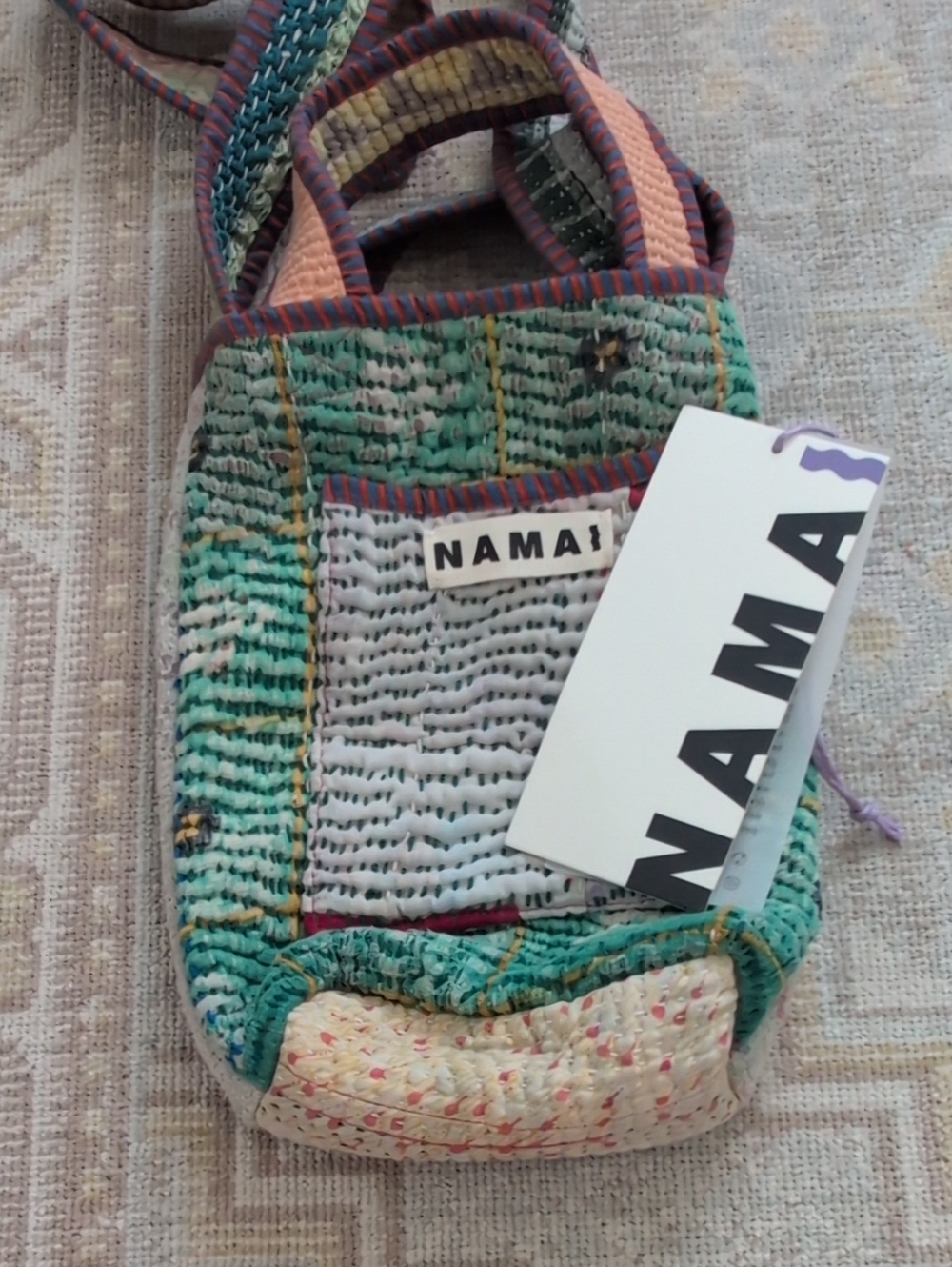 Namai Xoti Mini Zero-Waste Quilted Kantha Bag - Picture 2 of 6